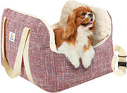 Dog Booster Car Seat Pet Travel Bed Safety Leash Washable 25lb