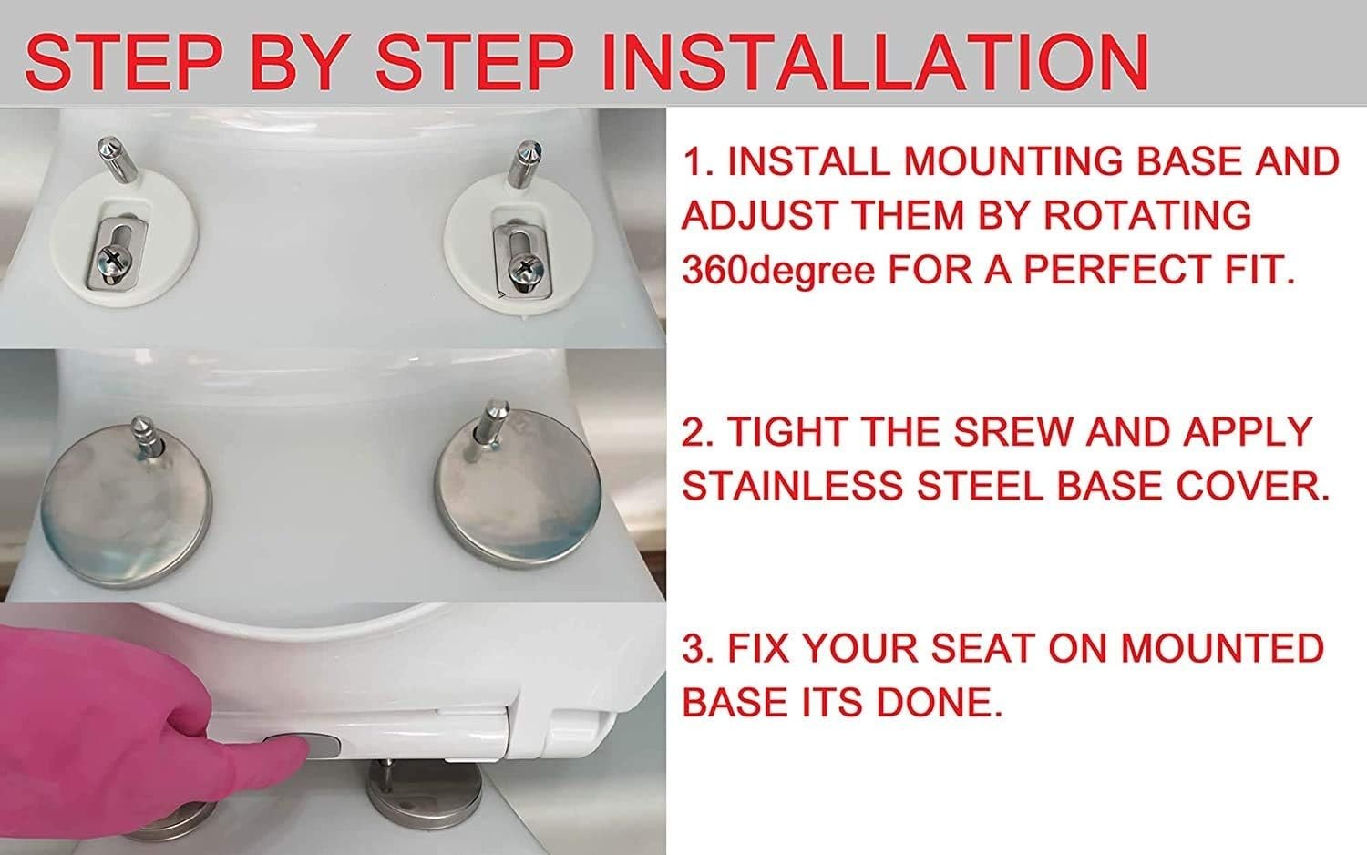 Soft Close Toilet Seat Oval Standard Size Quick Release Easy Clean Top Fix