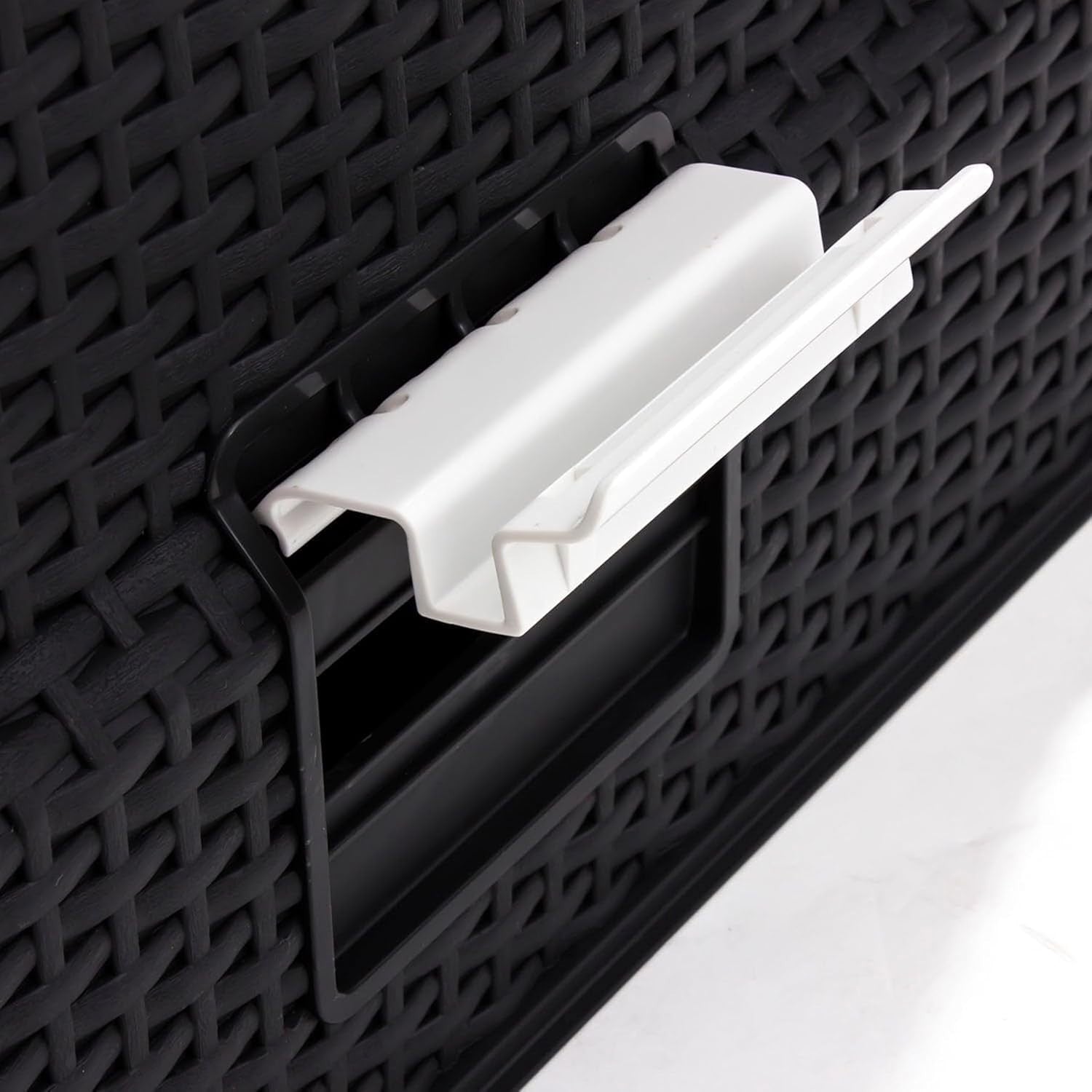 Covered Cat Litter Box Drawer System Odor Filter Scoop Easy Clean