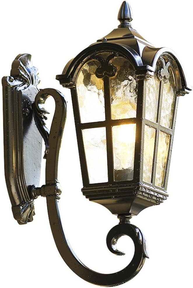 Retro European Style Wall Lamp – E27 Waterproof Lantern, Vintage Lighting