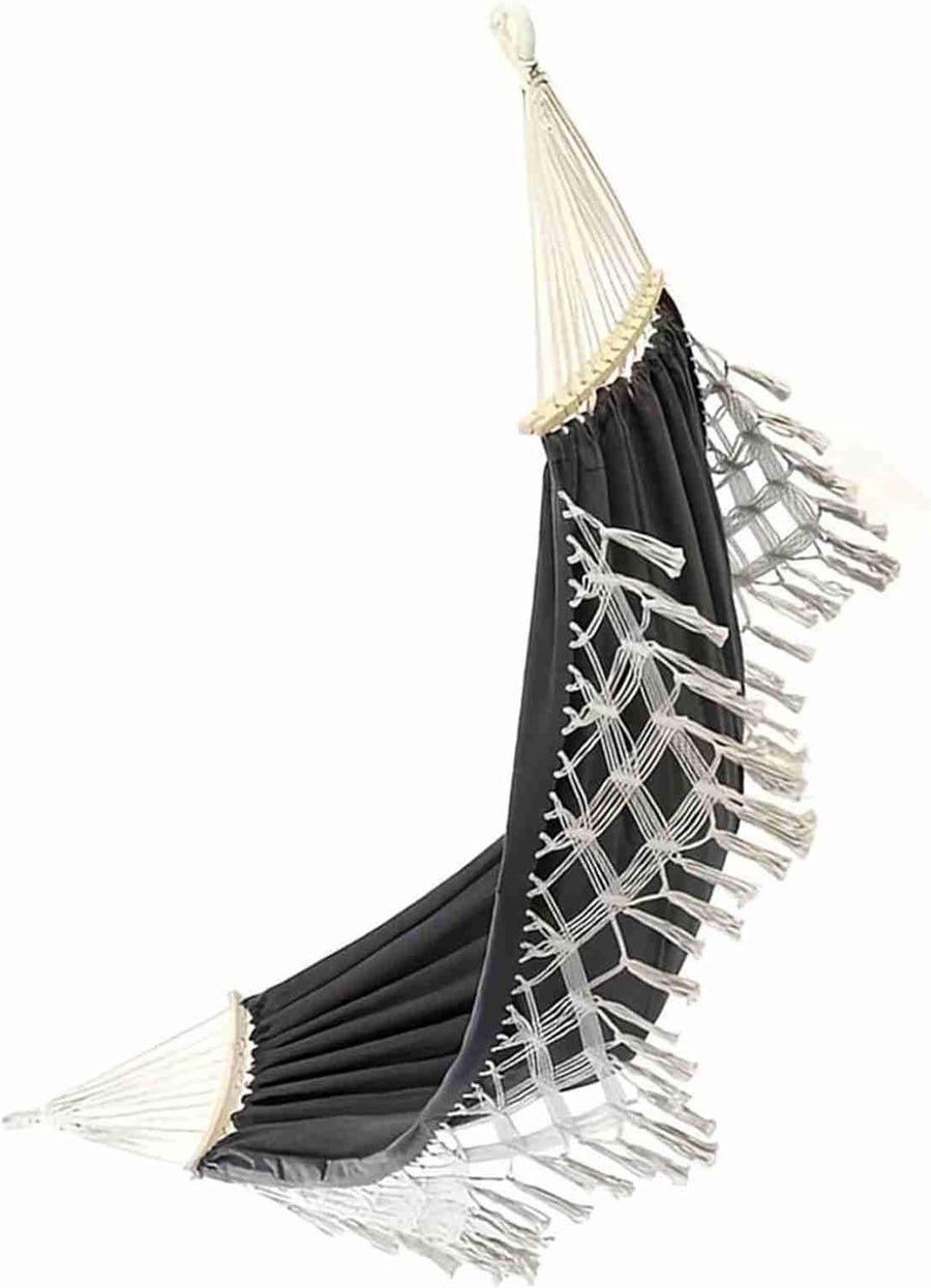 Portable Foldable Hammock for Adults - Canvas, Double Bar Design, 36"x60"