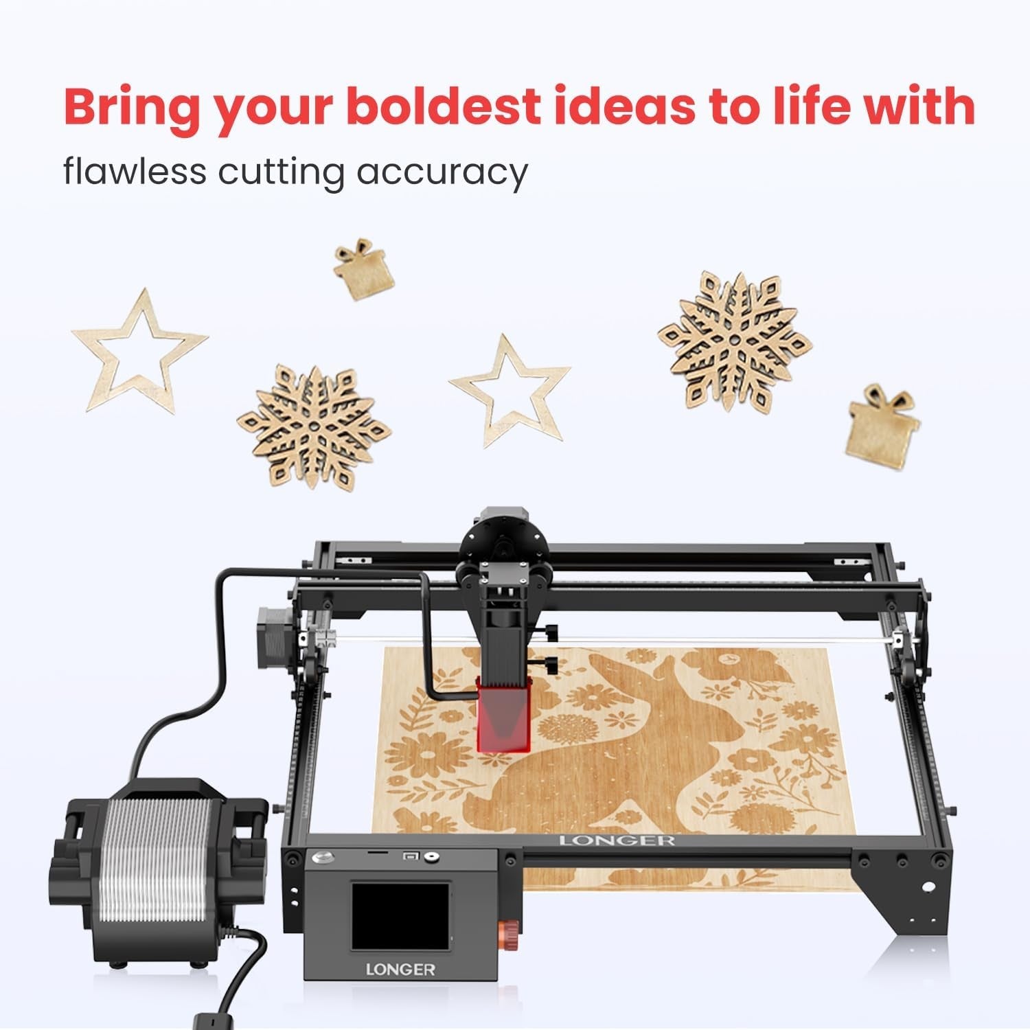Laser Engraver Air Assist Kit Pump Upgrade for 10W 20W CNC Cutting Machines