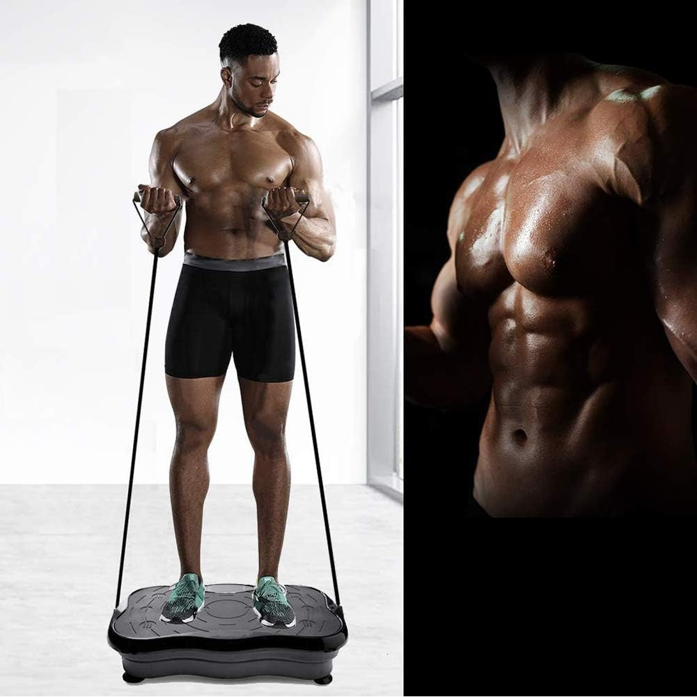 Vibration Plate Exercise Machine Bluetooth USB Whole Body Fitness