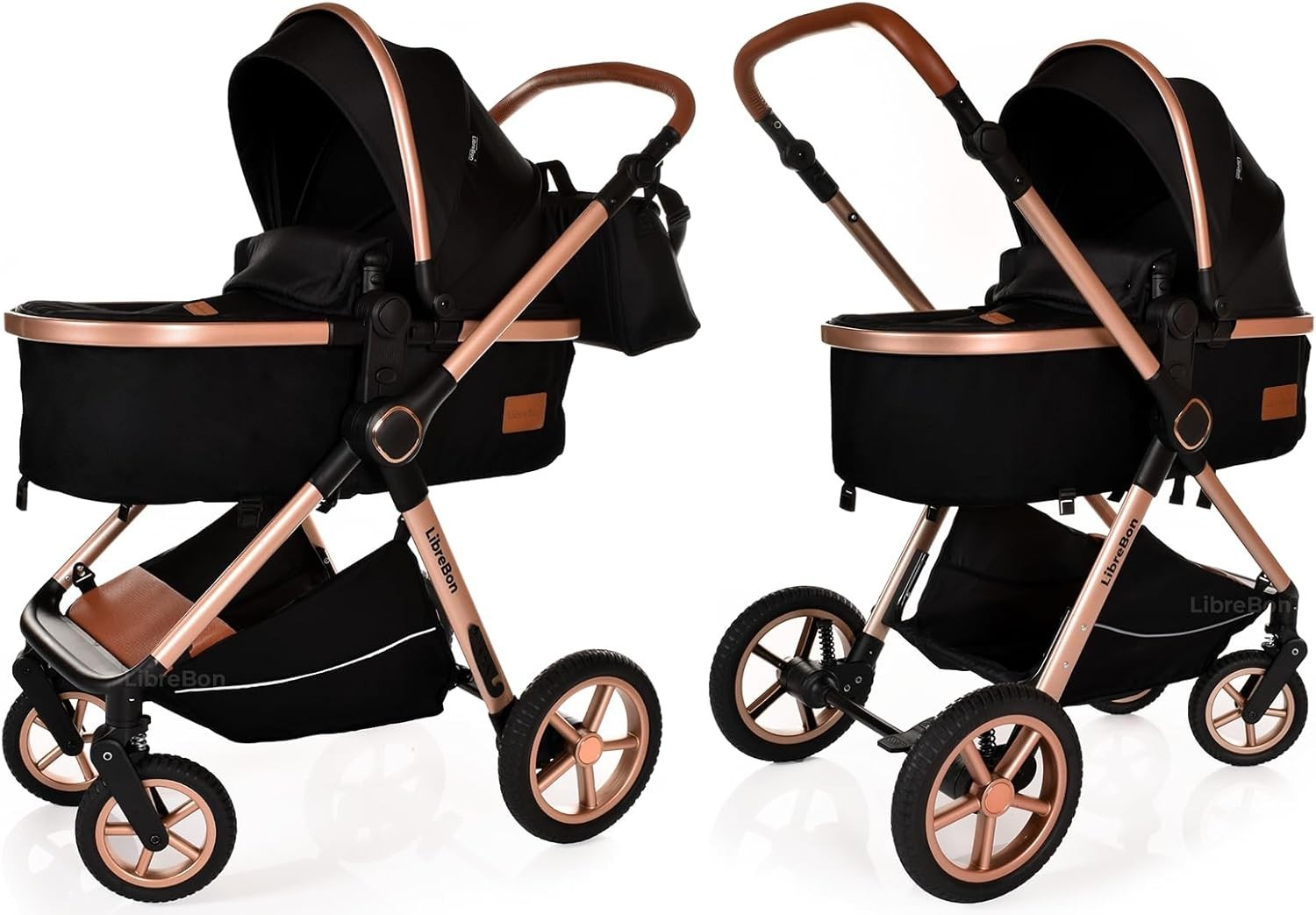 3in1 Baby Pushchair Pram Travel System Lightweight Foldable Newborn Toddler