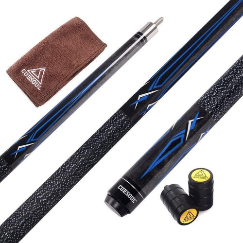 58” Pool Cue Maple Shaft 1/2 Joint 11.5mm Tip Irish Linen 19oz