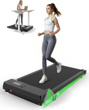 Compact Under Desk Walking Pad Treadmill 8 km/h Incline Remote