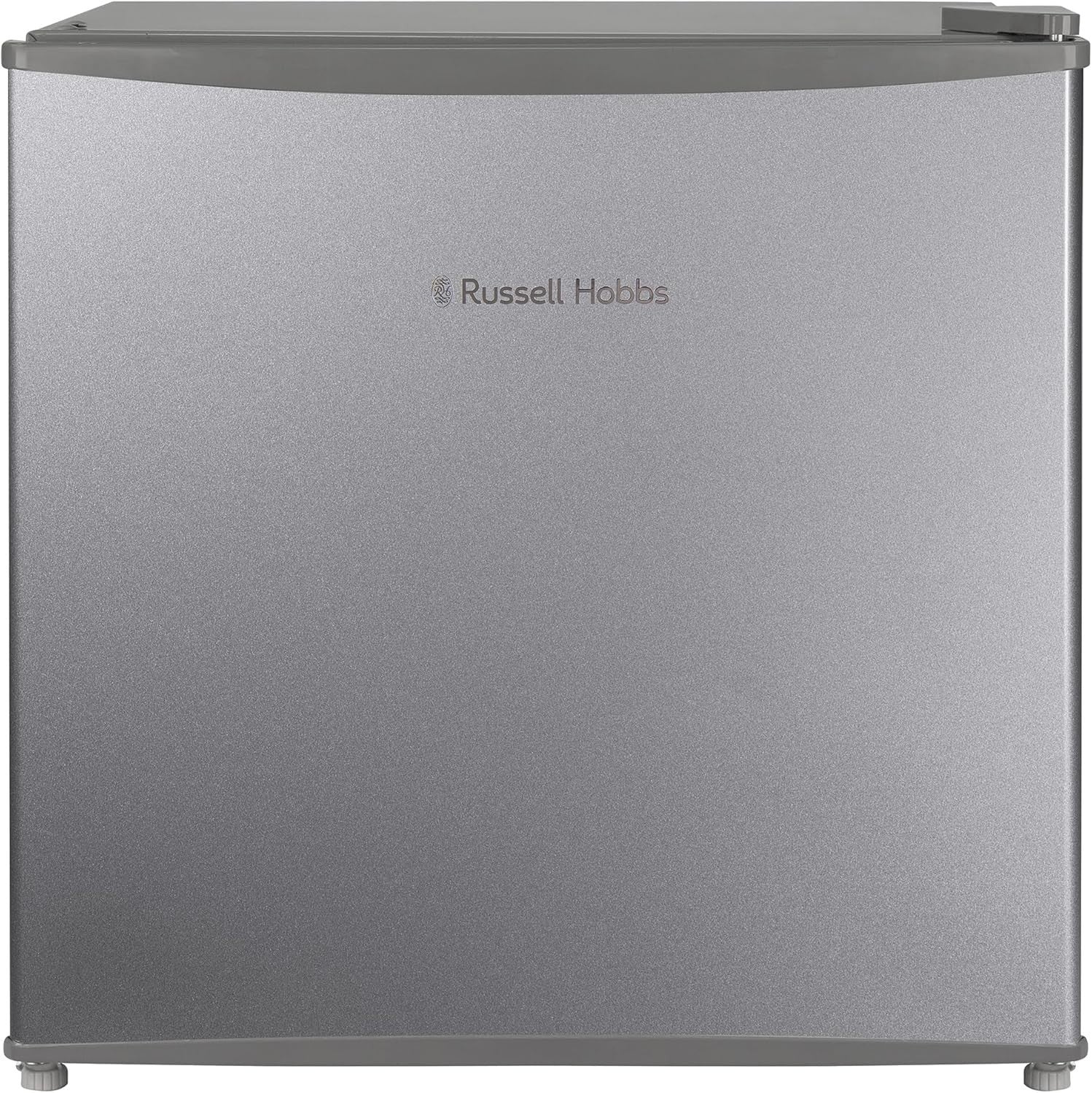 43L Tabletop Mini Fridge Compact Silver Small Refrigerator with Ice Box