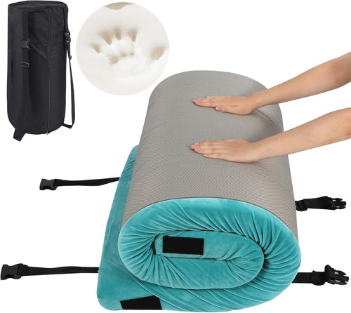 Foldable Memory Foam Camping Mattress Portable Sleeping Pad with Zipper Cover