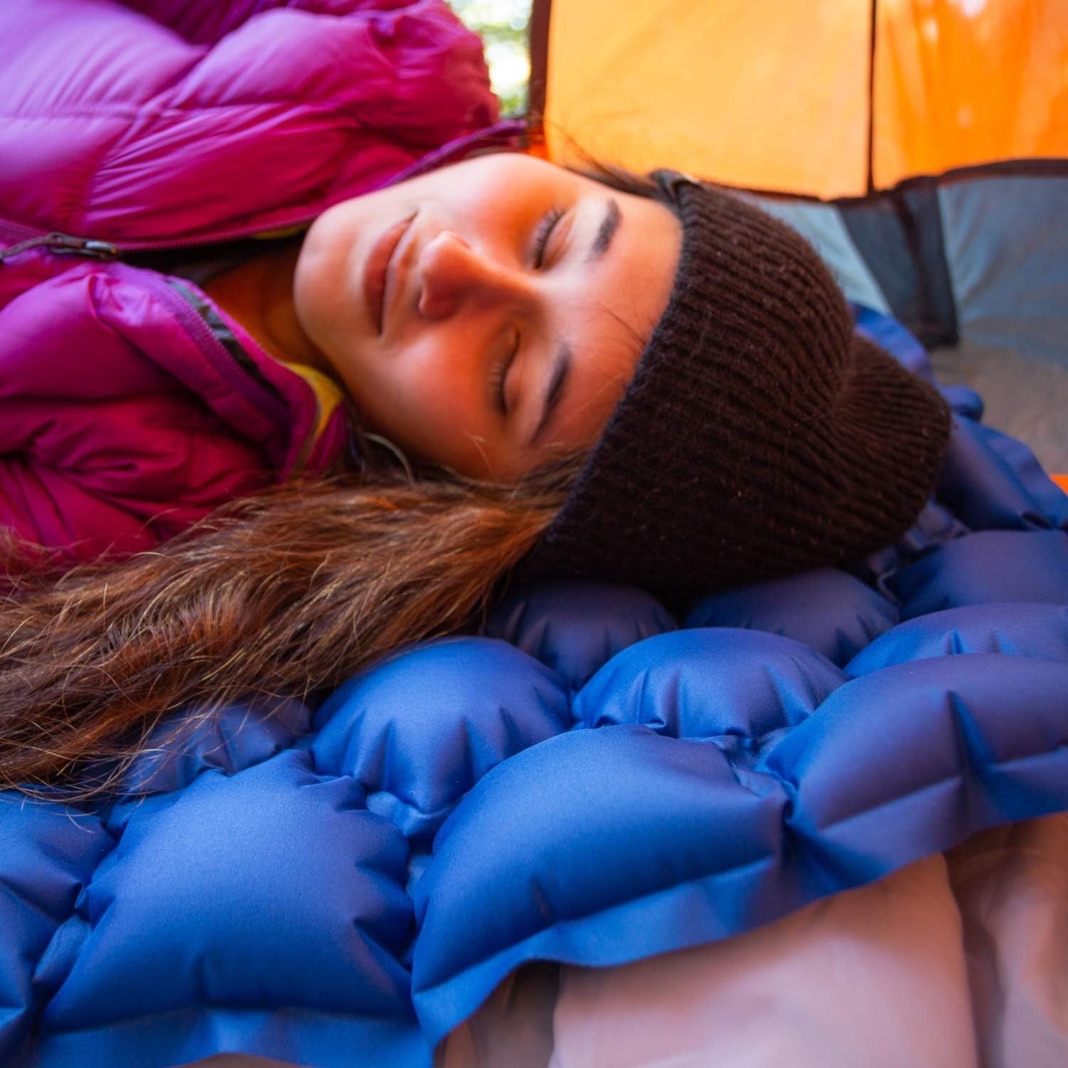Ultralight Inflatable Sleeping Pad for Hiking, Backpacking & Camping