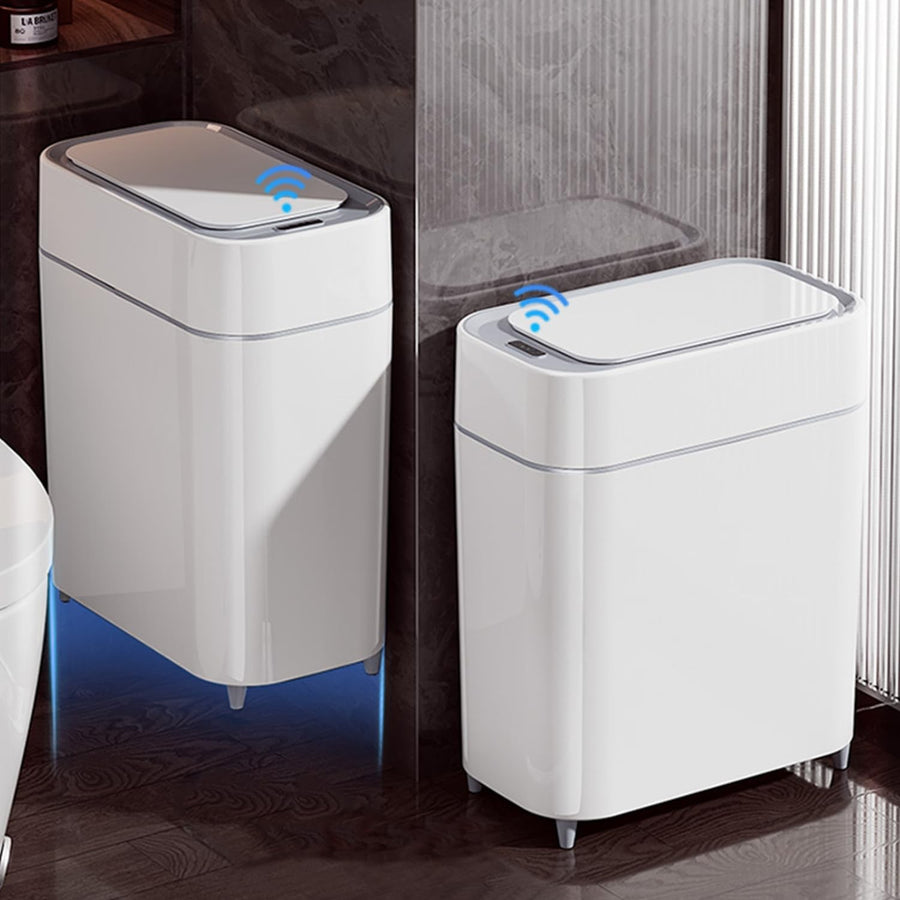 2 Pack Touchless Motion Sensor Trash Can Slim Bathroom 2.3 Gal