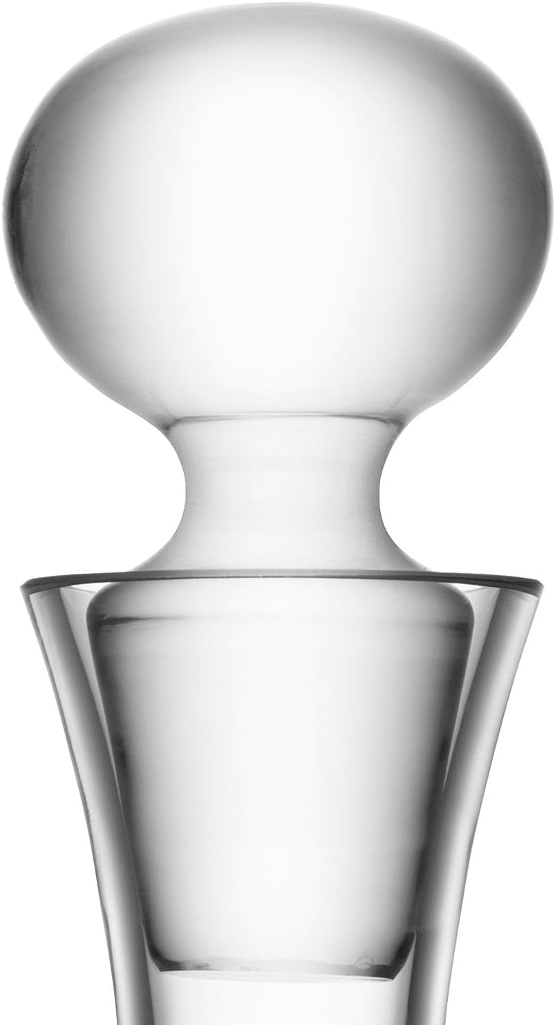 Luxury Mouthblown 1L Glass Ships Decanter – Hand-Crafted Carafe Gift for Home Ba