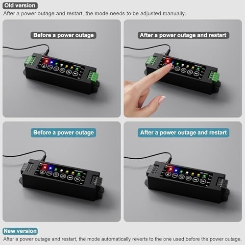 4-Channel Bluetooth Amplifier 200W Mini Receiver IR Remote AUX USB MIC