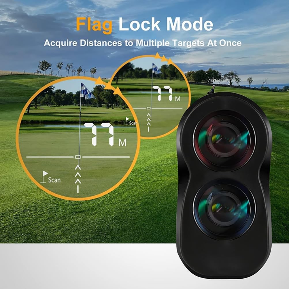Golf Laser Rangefinder 6X Digital Monocular 500m Fast Distance Measure