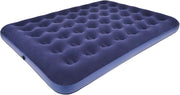 Queen Air Mattress Inflatable Bed – Flocked Top Camping Sleeping Pad