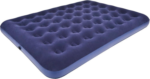 Queen Air Mattress Inflatable Bed – Flocked Top Camping Sleeping Pad