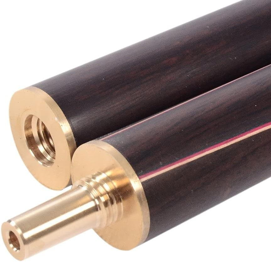 Handmade 57in Snooker Cue 3/4 Joint Rosewood Splice 9.5mm Extension Set