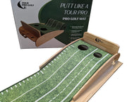 Premium Indoor Golf Putting Mat Ball Return Training Aid Home Practice