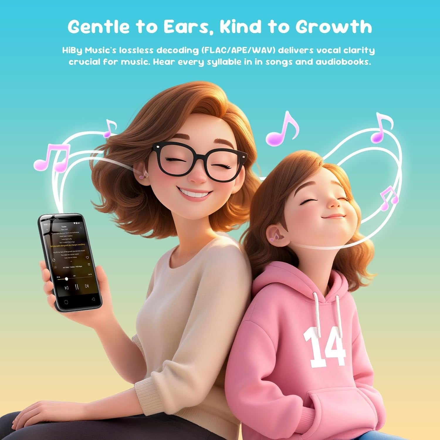 80GB Kids MP3 Player w/ 4″ Touchscreen, WiFi, Bluetooth, Parental Controls