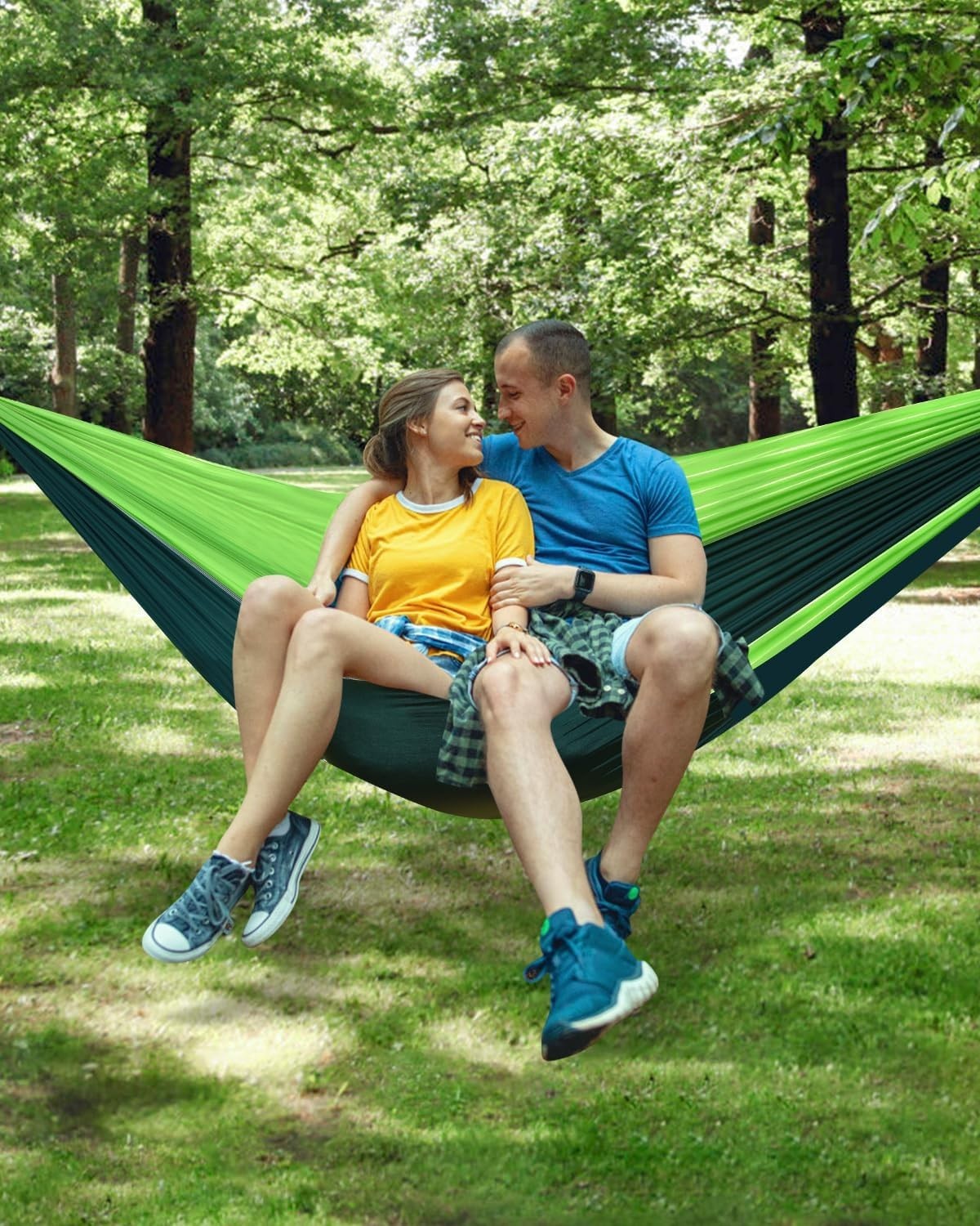 Ultralight Portable Camping Hammock 270x140 cm with Tree Straps, Quick Dry