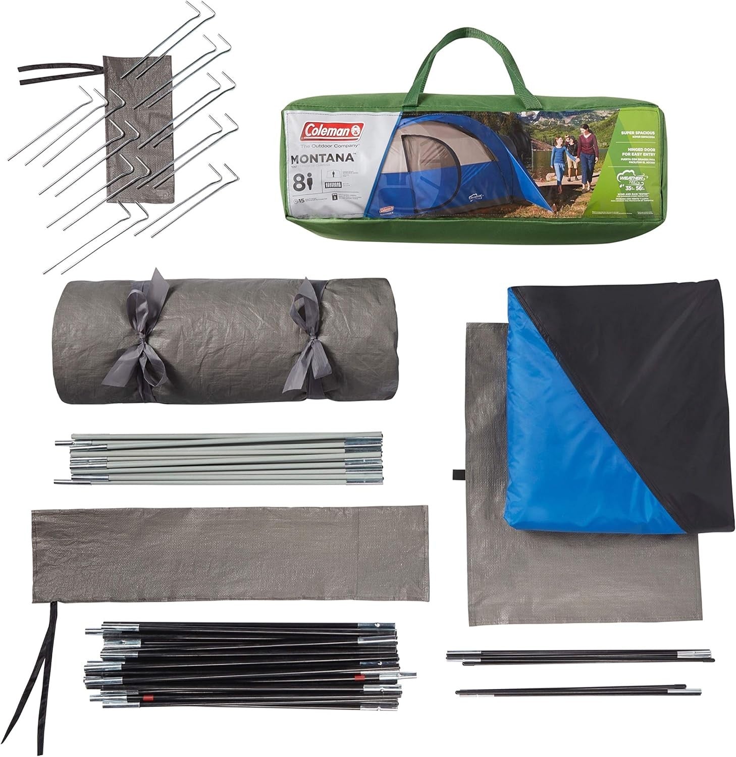 8 Person Family Camping Tent Large Cabin Waterproof Shelter