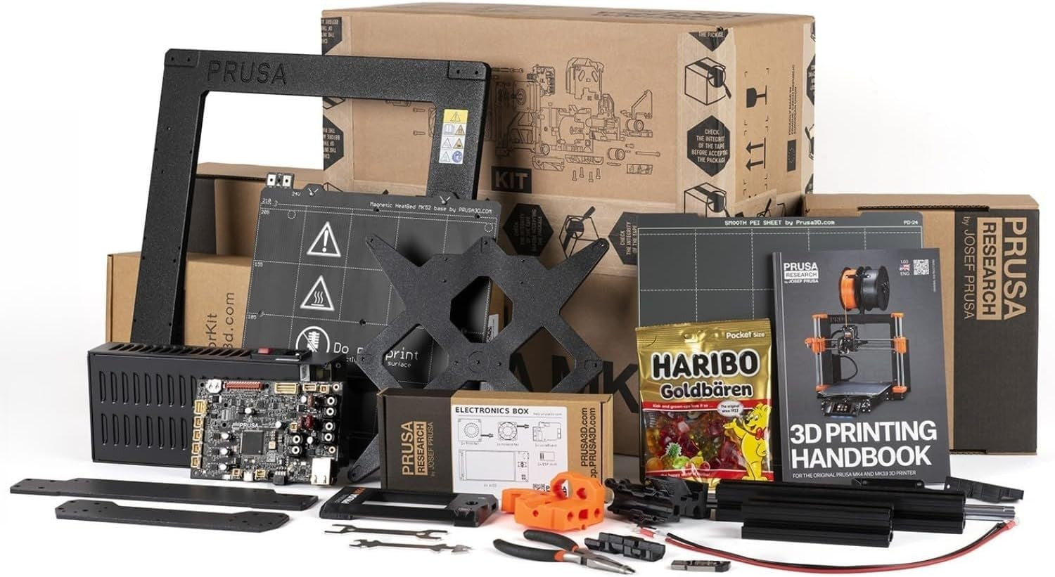 DIY 3D Printer Kit Auto Calibration Removable Sheets Beginner Friendly