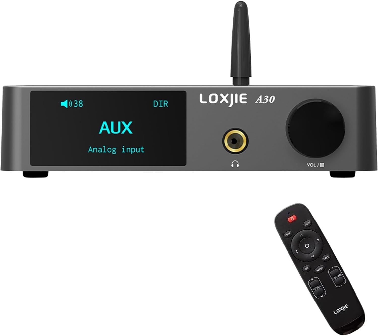 A30 Class D Home Audio Amplifier DAC HiFi EQ Mode USB BT5.0 Headphone/Sub Out