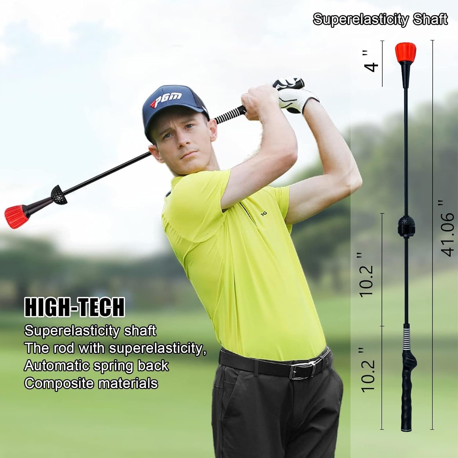 Golf Swing Trainer Warm Up Stick Tempo Flexibility Aid