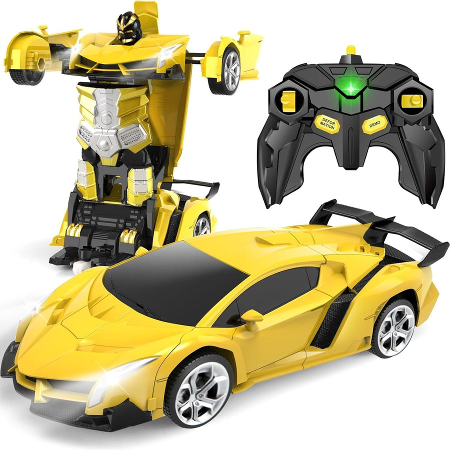 Transforming RC Car Robot Toy – Remote Control Drift Car for Kids 3-8