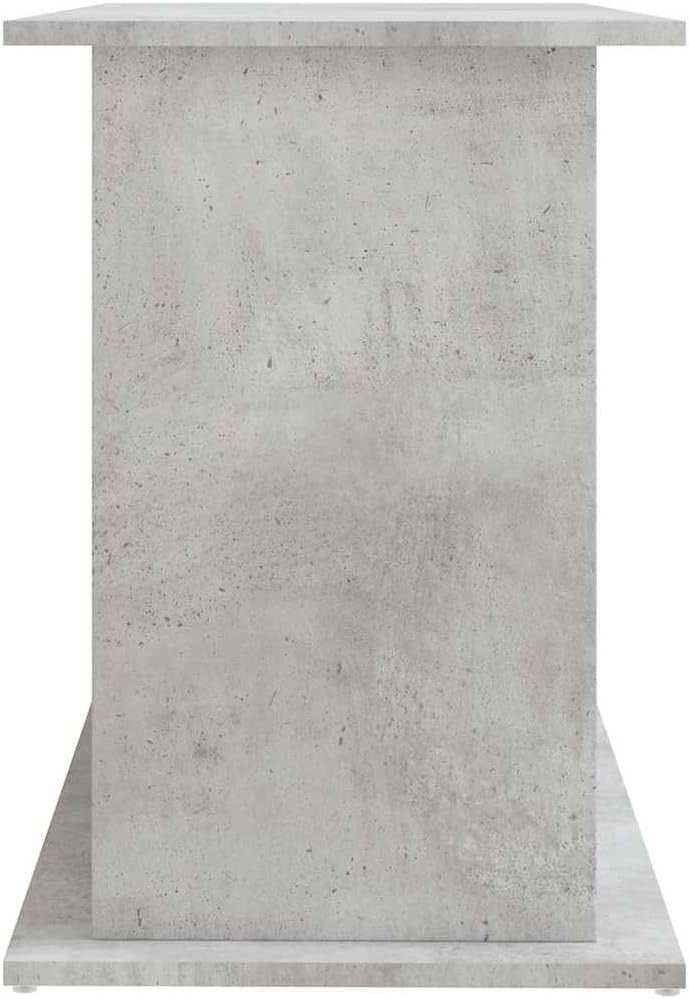 Concrete Grey Aquarium Stand with Storage & Sleek Modern Design 101x41x58cm