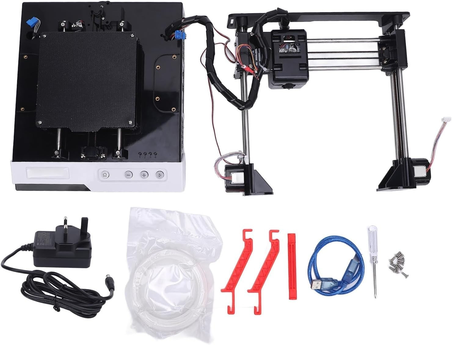 High Speed Mini 3D Printer Beginner Fast Heat 100x100x100mm GB PLA TPU