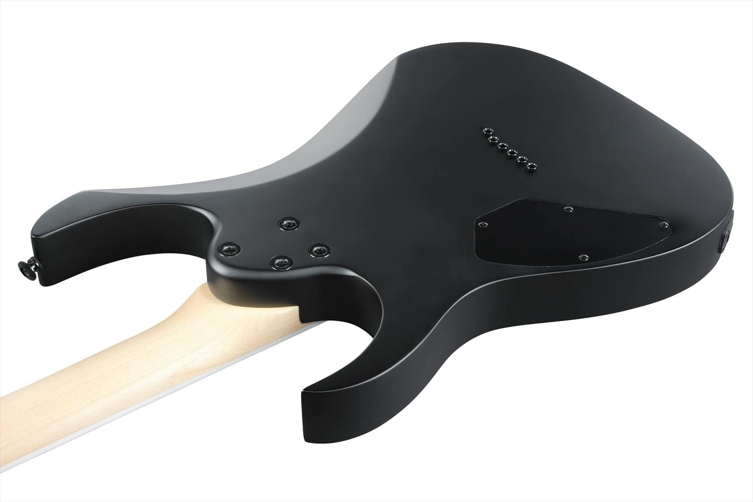 Electric Guitar Black Flat Maple Neck Solid Body 6 String