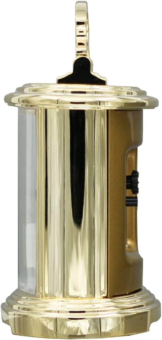 Gold Metal Desk Alarm Clock Classic Analogue Luxury Table