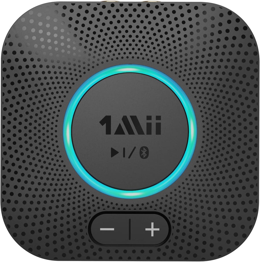1Mii B06S Bluetooth 5.2 Receiver aptX HD Low Latency RCA AUX Volume Control