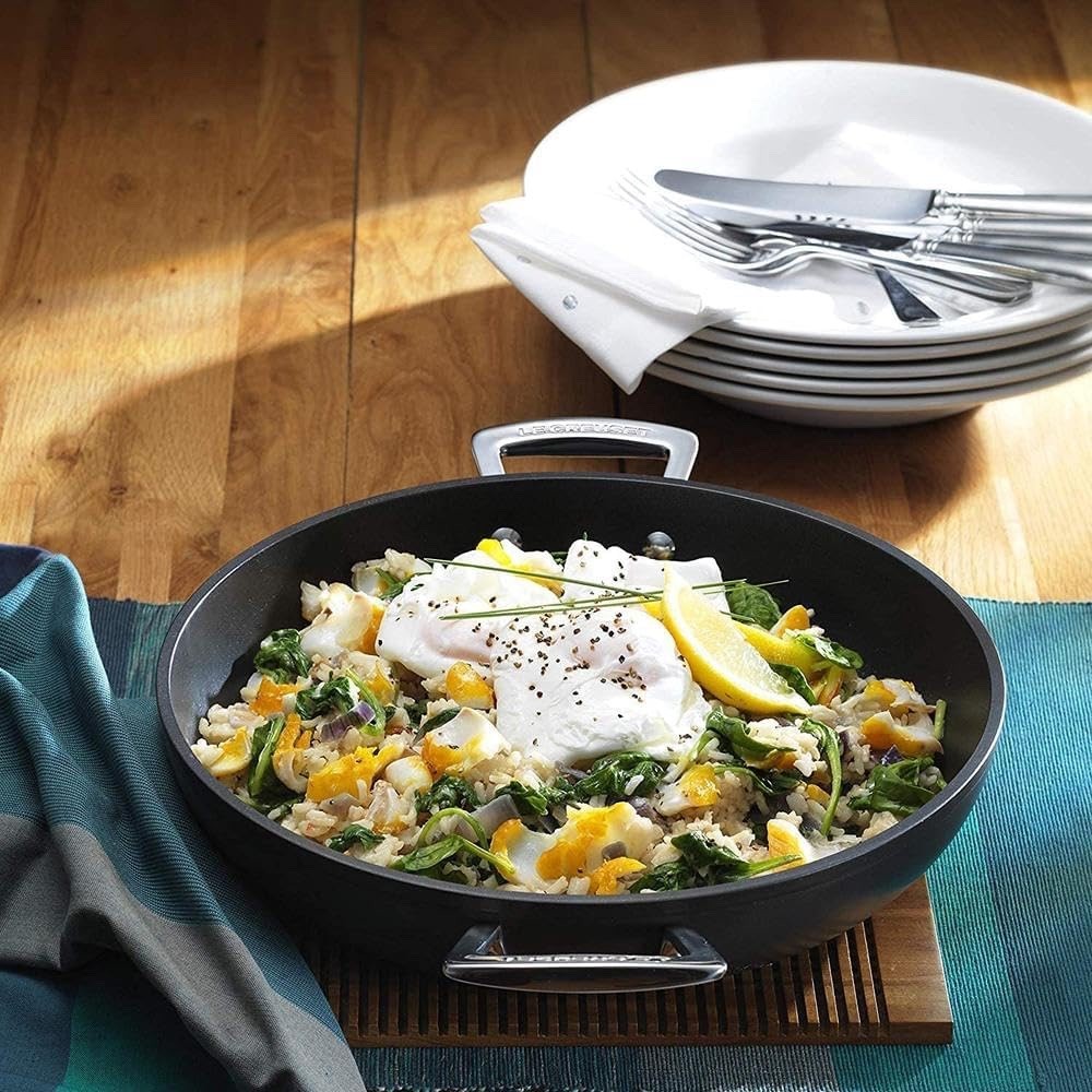 24cm Toughened Non Stick Casserole with Glass Lid – Oven & Induction Safe