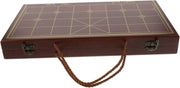 Portable Wooden Xiangqi Chess Board With Storage Box Travel Game