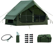 WaldWander Inflatable Camping Tent 4-12 Person Waterproof Oxford