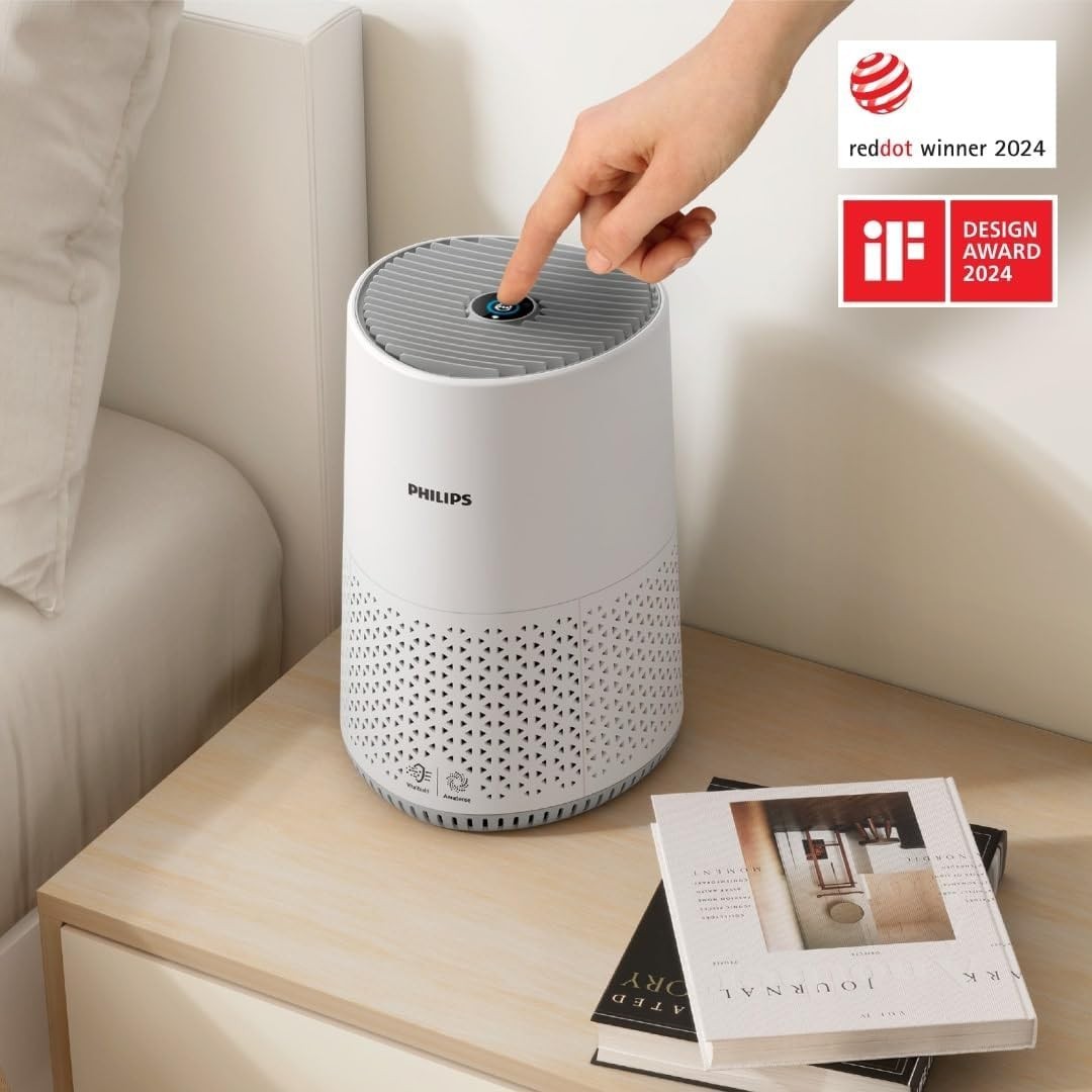Ultra Quiet Air Purifier 44m² HEPA 99.97% Allergy Relief App Control