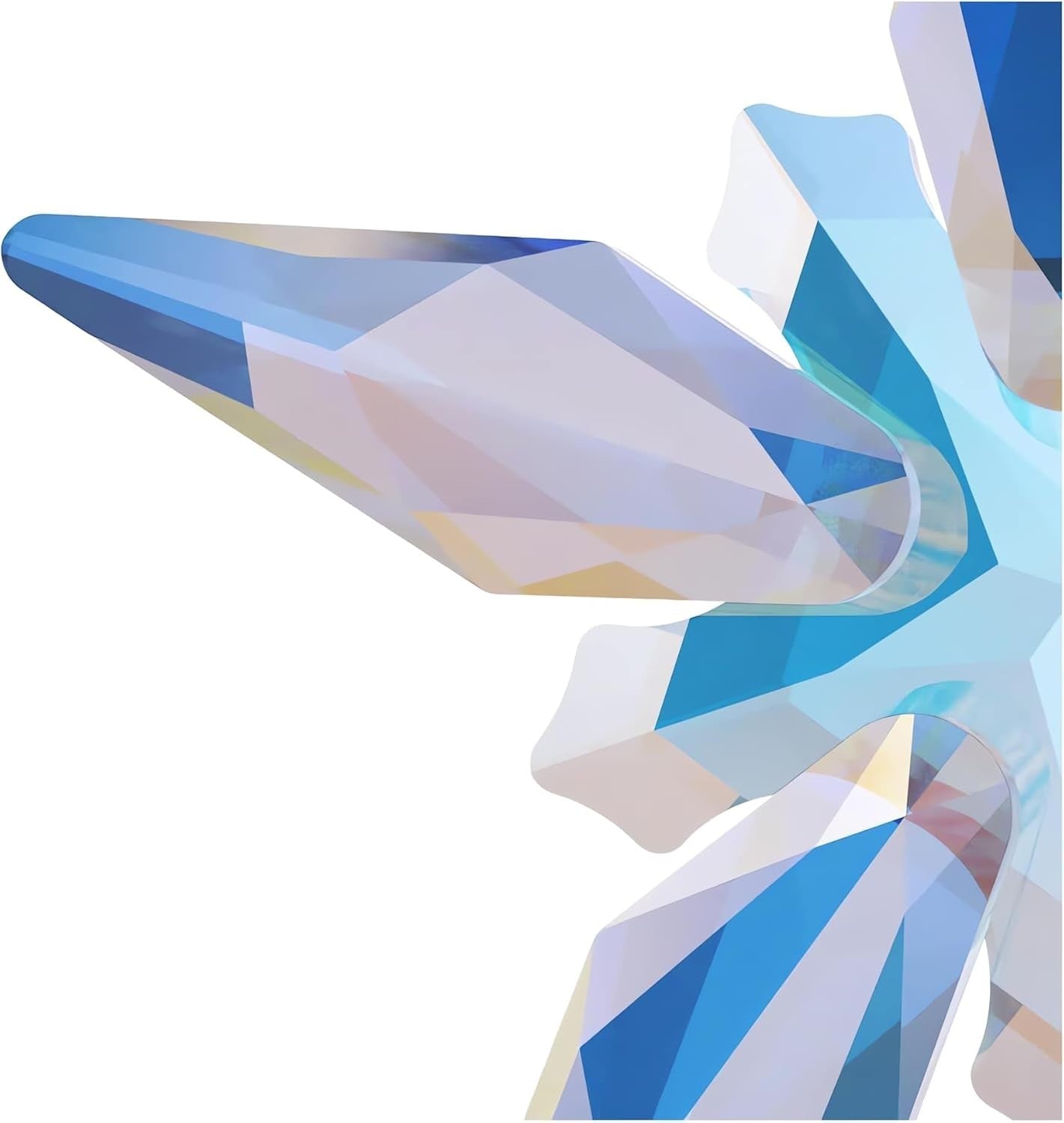 Iridescent Crystal Star Ornament 2025 Anniversary Edition Luxury Holiday Decor