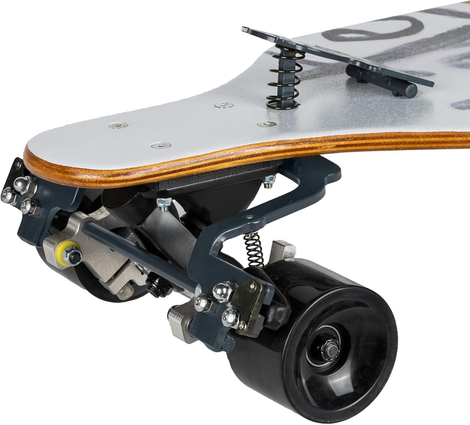 Longboard Skateboard 37" 8-Layer Deck w/Brake ABEC-9 Bearings 78A Wheels