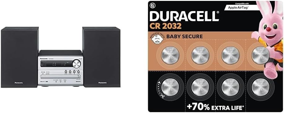 Compact Bluetooth Hi-Fi System with CD DAB Radio USB + Battery Pack