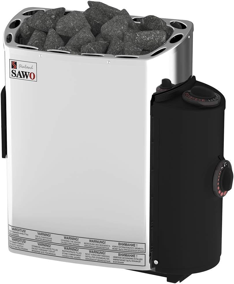 Mini Trendline Sauna Heater 3.6kW | Compact Wall-Mounted Electric Sauna Stove