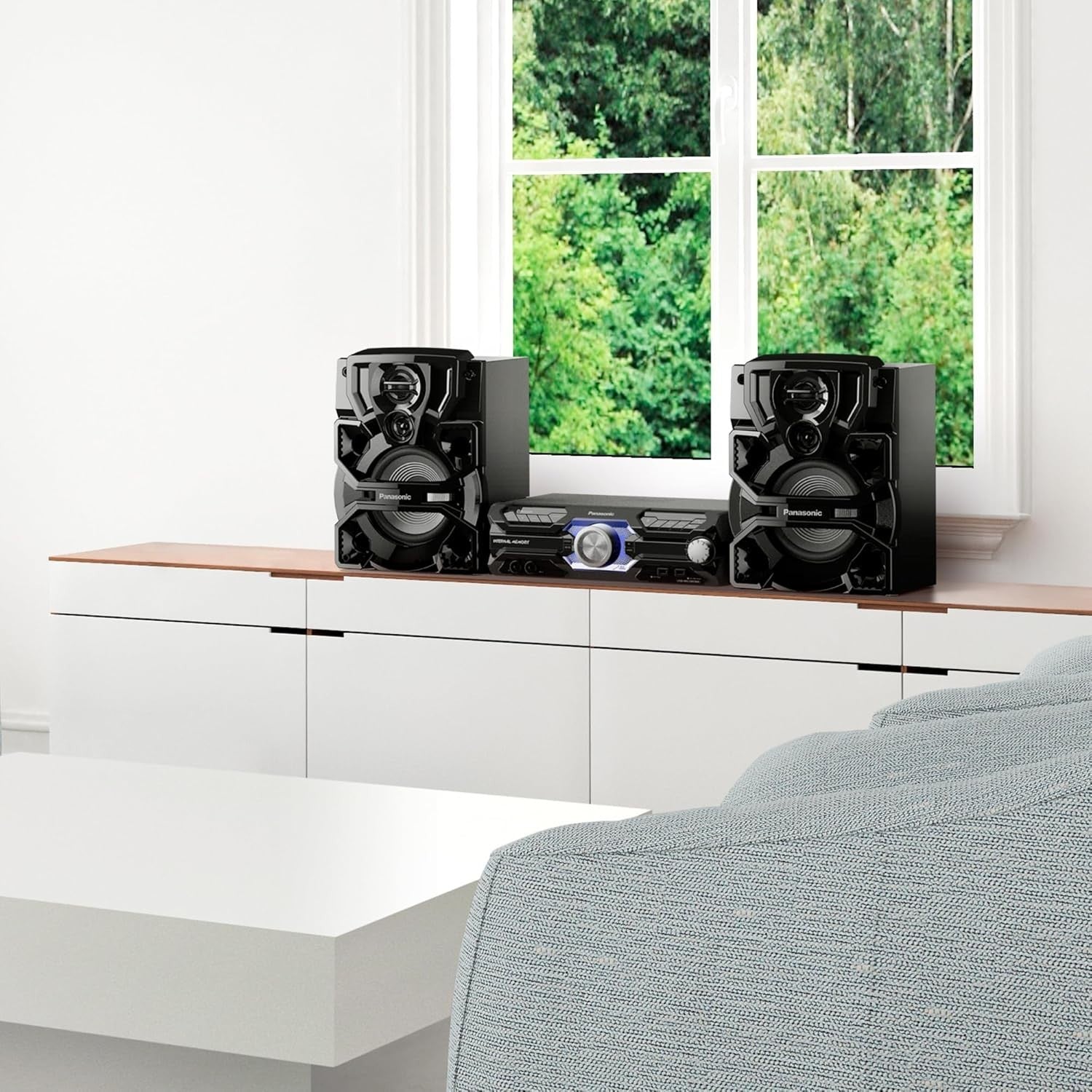 2000W Bluetooth Hi-Fi Speaker System Wireless Mega Bass Karaoke 3-Way Audio