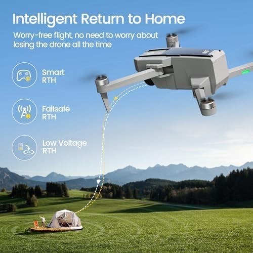 4K GPS Drone with Camera Foldable 5G Transmission Auto Return 23Min Flight