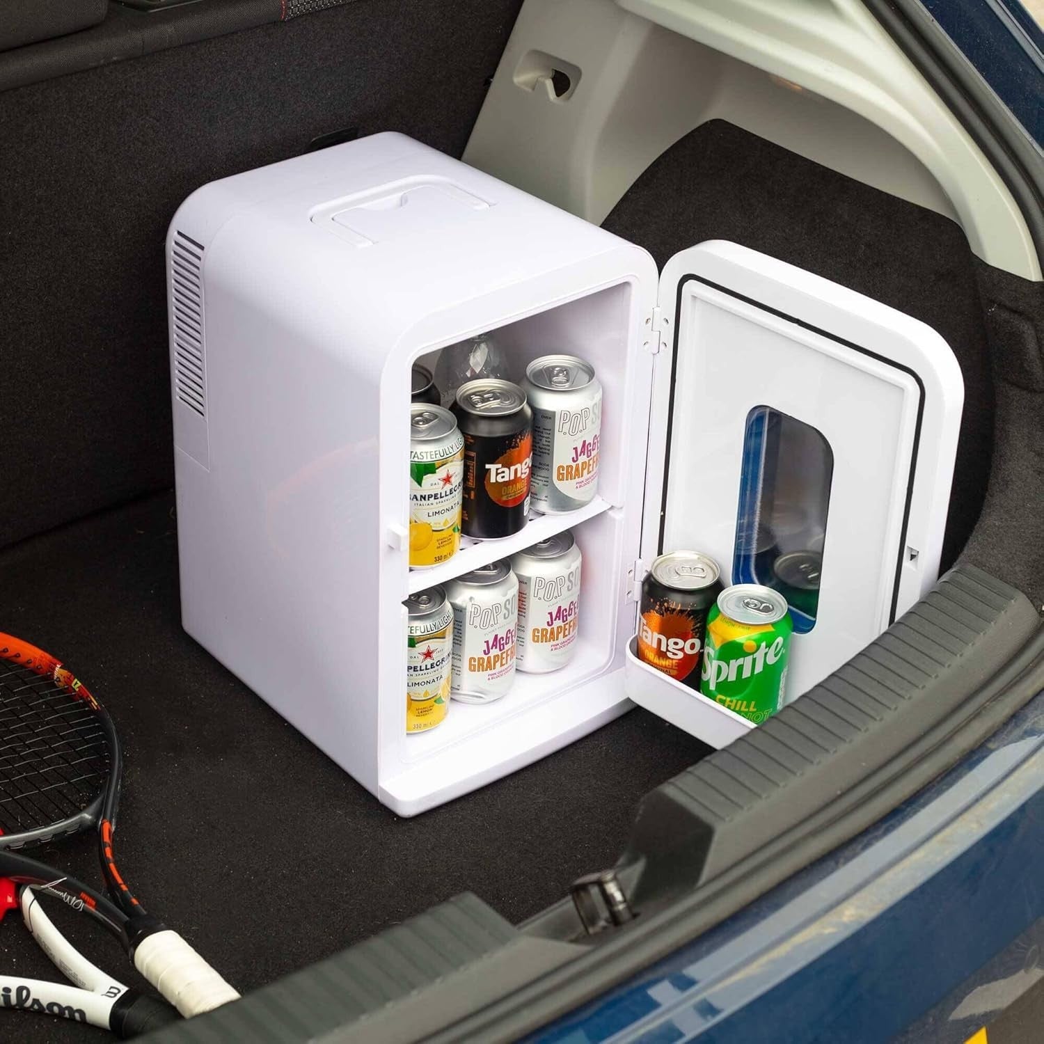 15L Mini Fridge Portable White Cooler Warmer AC/DC Use