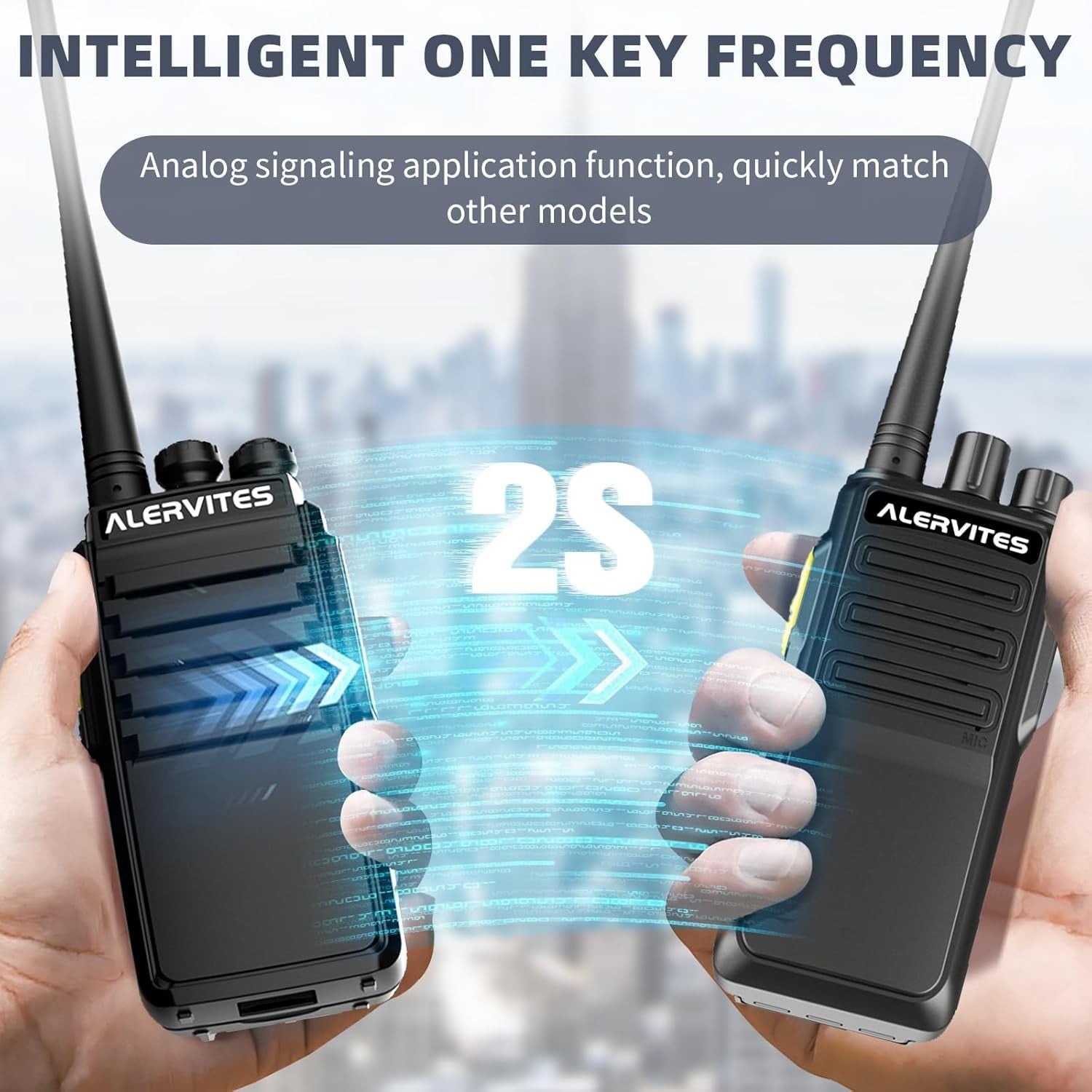UHF Walkie Talkies 2 Pack Long Range VOX Scan Rechargeable 260 Channel