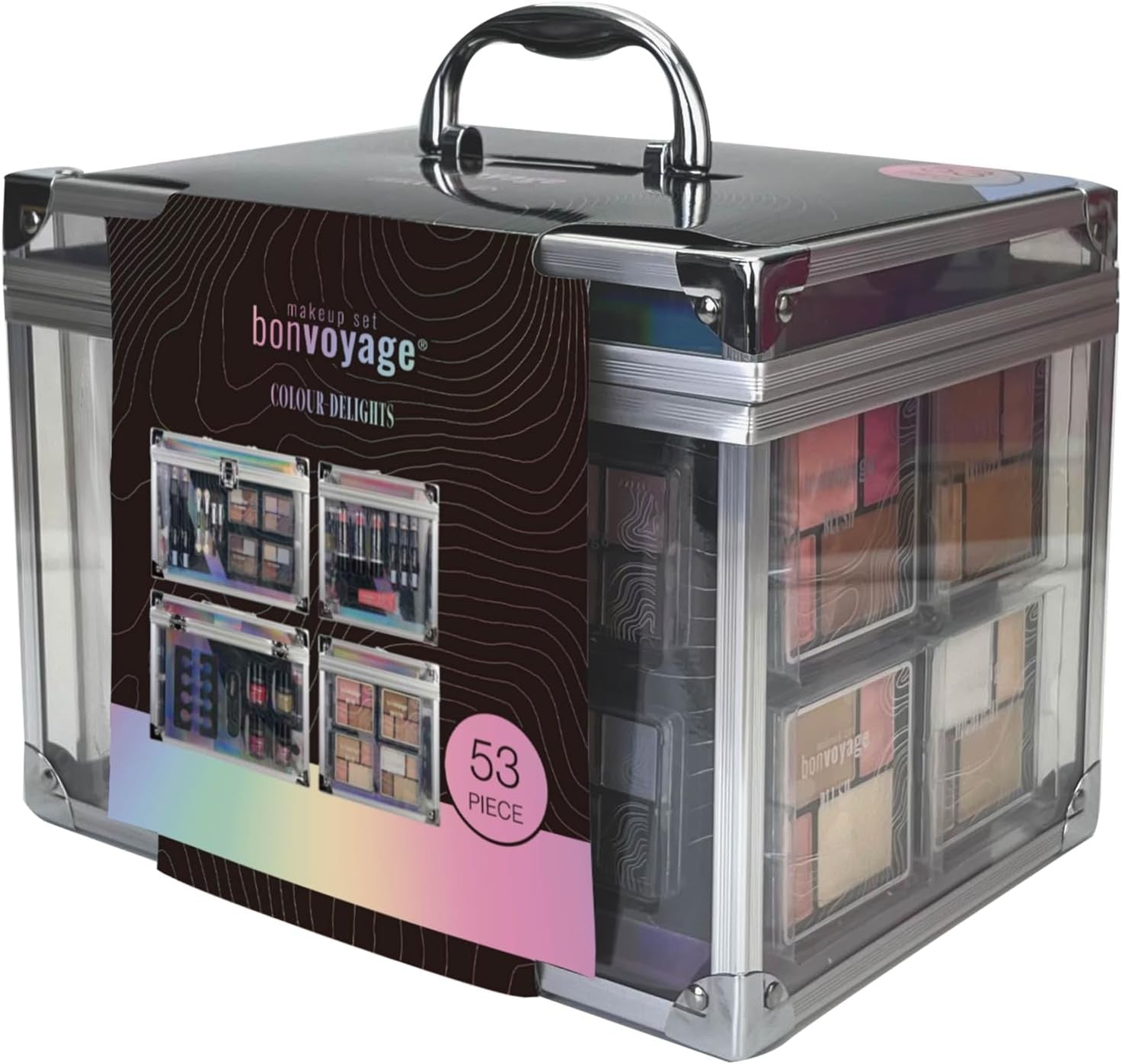 All In One Makeup Kit Portable Case Lipstick Eyeshadow Nail Set