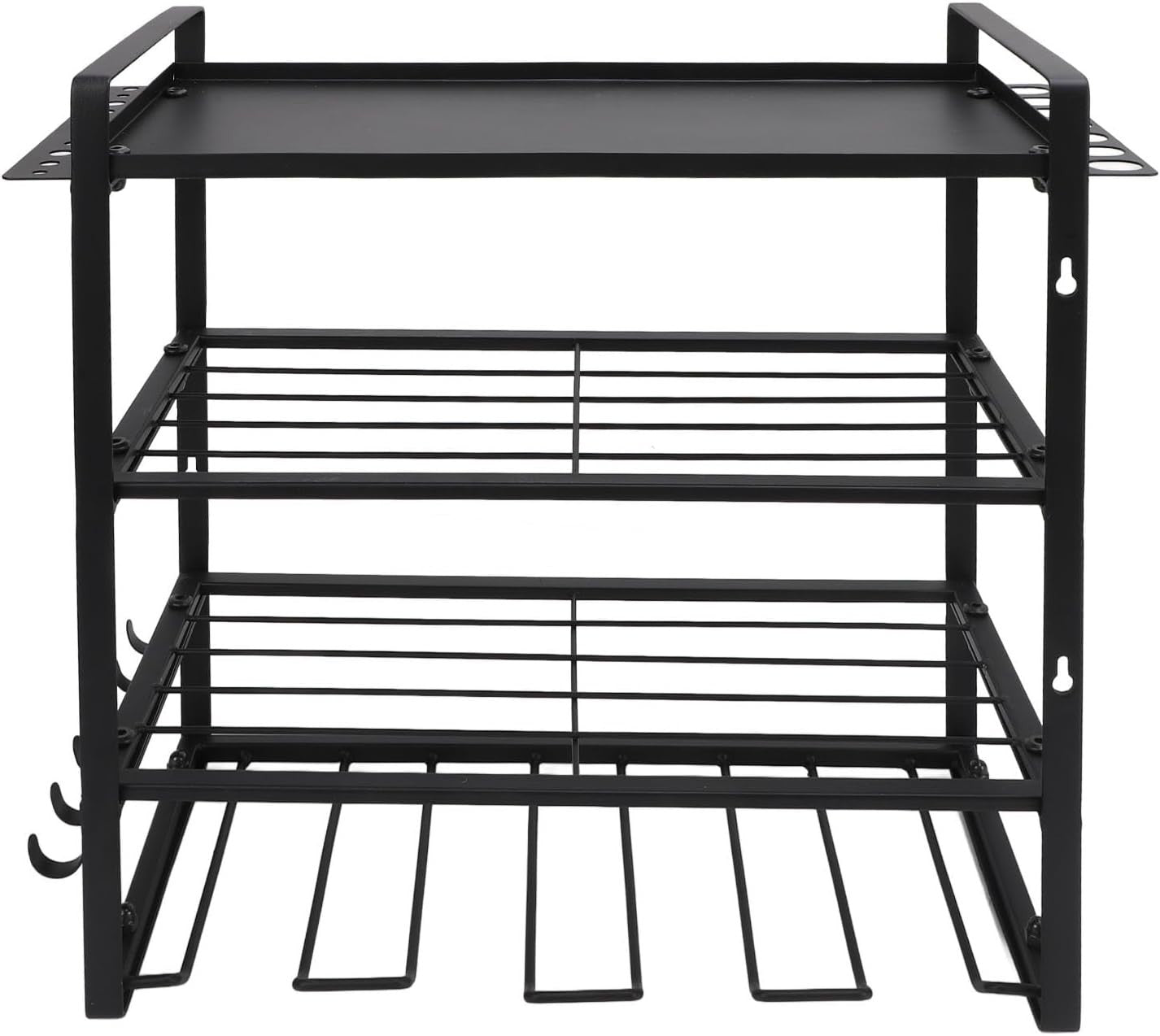 4 Layer Power Tool Organizer Wall Mount Drill Holder Garage Rack