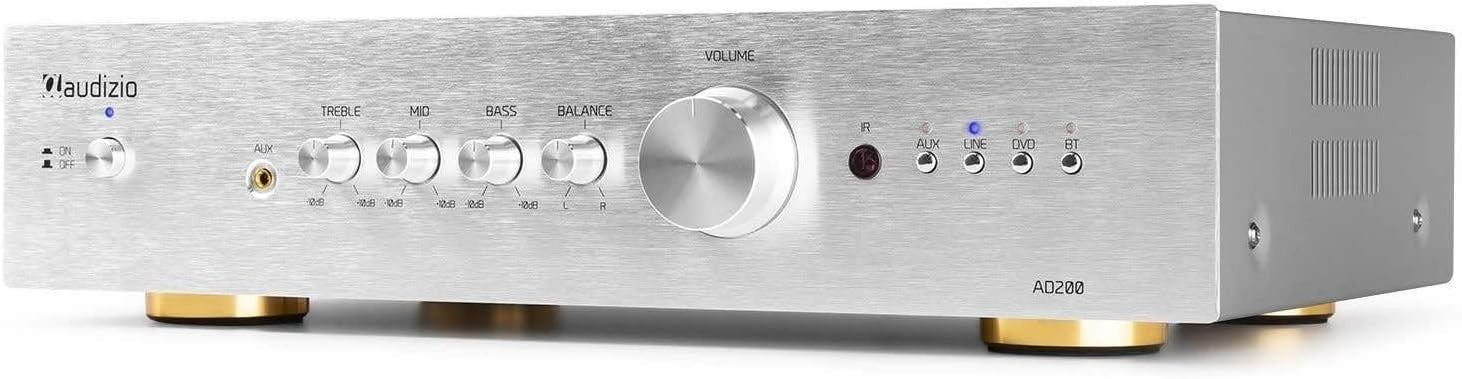 Compact Aluminium 2-Channel Home HiFi Stereo Amplifier RCA USB Audio