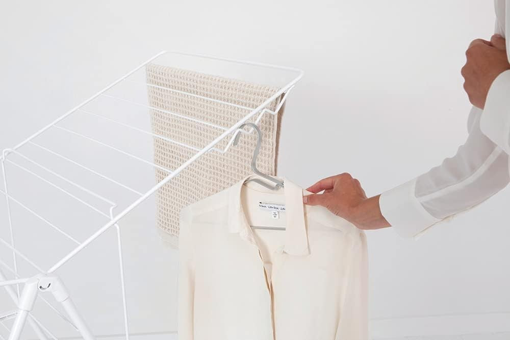 20m Clothes Airer Folding Indoor Drying Rack Stainless Steel Compact Stand