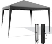 3x3m Pop Up Gazebo Waterproof UV Canopy Tent Grey w/ Bag Adjustable